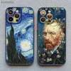 Custodie per cellulari Retro Van Gogh Pittura a olio Custodia per telefono per iPhone 15 Plus 7 8 Plus SE 11 13 12 14 Pro MAX XR XS X Cover antiurto vintage FundaL240110