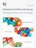 Romboss 171PCS Magnetic Building Blocks Marble Run Race Track Assembly Toys Kids Assembling Tiles Wooden Ball Pipe Toy 240110