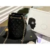 Designer Gold Women Handbag Ball Luxury Bags Chain Bag Bucket Crossbody Shoulder Purse Mini Black Clutch