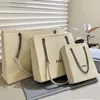 Large Tote Bag Hand Bag Designer Shopping Shoulder Bag Weekend Travel Handbags Purse Canvas Leather Material Embroidered Letters Hardware Chain Big Totes