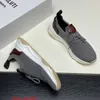 Кожаные кроссовки Playoff BERLUTI Мужская повседневная обувь Berluti Shadow Grey Мужская спортивная обувь HBJC