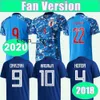 espnsport 2018 Giappone OSAKO Maglie da calcio da uomo Squadra nazionale 2020 ATOM KAGAWA ENDO OKAZAKI NAGATOMO HASEBE KAMAMOTO Home Maglie da calcio Uniformi