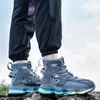 Scarpe antinfortunistiche di design da uomo Sneaker da lavoro con punta in acciaio Stivali alti antiforatura da uomo leggeri 240110