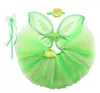 Clothing Sets Hawaii Baby Kids Fairy Costume Princess Girls Birthday Party Tulle Tutu Skirts Children Outfit Clothes
