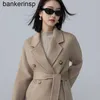 Luxury Coat Maxmaras 101801 Pure Wool Coat Camel Fleece Double-sided Fleece Coat Long Fur Loose Fit Hepburn Classic Mid length Coat High Milard Top4BQVBDSN