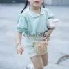 Shoulder Bags Children's rattan bag cute ear shape pose photo prop baby mini messenger bagstylishyslbags