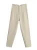 TRAF 2023 Pantaloni a matita da donna 28 colori a vita alta per bianco nero Streetwear pantaloni da donna estate abbigliamento da ufficio 240109