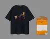Camisetas con estampado de letras para hombre Diseñador de moda negro Verano Alta calidad Top Manga corta Tamaño S-XL