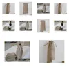 Sacs d'emballage en gros 300pcs bouteille de vin de jute 16cmx36cm champagne ers lin dstring noël fête de mariage pochettes cadeaux drop del dhgke