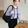 Bolsos de hombro Bolso pequeño acolchado de moda, bolsos de hombro de lona fruncidos de diseñador, bolsos acolchados de nailon informales, bolsos femeninos simples 2023 Sacstylishyslbags