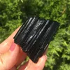 Decorative Figurines 1pcs Natural Black Tourmaline Crystal Rough Stone Rock Mineral Specimen Healing Home Decoration