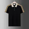 2024SS Spring Luxury Italië Men T-shirt Designer Polo shirts High Street Borduurwerk klein paardendruk kleding Mens merk poloshirt