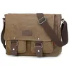 Men's Vintage Canvas Bag Men Casual Crossbody For Messenger Man Travel Shoulder Bags Bolsa Masculina High Quality 240110