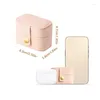 Smyckespåsar Portable Liten Organizer Display Travel Simple Mini Gift Case Box Leather Earring Necklace Ring Holder Packaging