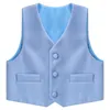 Baby Kids Boy Gentleman Suit 5Pcs Set Blazer Shirt Vest Bow Tie Pants Christening Wedding Birthday Party Stage Formal Clothing 240109