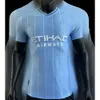 2024 Haaland Soccer Jersey de Bruyne Grealish Mans Cities Sterling Mahrez Foden Fans Player Version 2024 2025 Football Tops Shirt Kids Set Sets Equipment