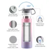 Water Bottle FJbottle Thermos Flask Double Isolation Flacon à Vide en Acier Inoxydable 316 Garder Une Bouteille d'eau Chaude et Froide Une Tasse à Sippy pour Le Sport Us YQ240110