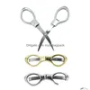 Scissors Glasses Shape Foldable Fishing Scissors Small Tools Outdoor Travel Collapsible Disguise Cigar Cutter Plastic Drop Delivery Ho Dhmyt