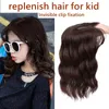 Kids Wigs Children's Hair Refills Simulation Toupee for Girl Baby Headdress Toddler Head Accessories Real Headgear Coronet Tiara 240109