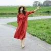 Party Dresses Cotton Linen Maxi Shirt Dress Summer Women's Clothing Japanese Retro Plus Size Flax Korean Harajuku Loose Fashion