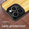 CASEiST Luxury Wooden Grain Phone Case Lens Protect Wood Pattern PC PU Leather Shockproof Mobile Covers For iPhone 15 14 13 12 11 Pro Max XS XR 7 8 Plus Samsung S23 22 Ultra