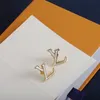 Mit BOX Luxus-Designer-Marken-Mini-Ohrstecker aus 316L-Edelstahl, 18 Karat Gold, Rose, Damen-Buchstabe, Logo, Gravur, Ohrringe, Mädchen, Hochzeit, Schmuck, Großhandel