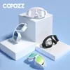 GOGGLES COPOZZ Swimming Goggles comodi silicone grande tela da nuoto Antifog Uv Men Women Mask Waterproof Water