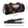 Outdoor Bags Sary Vampire Bat in the Dark Gym Bag Animal Cool Training Sports Male Female Large Novelty Fiess Portable Handbags