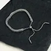 Charm Bracelets Single-row Curved Fashion Jewelry Gift Wheat Ear Pulling Bracelet Tennis Braided