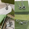 Necklaces Quality Designer Jewelry Necklace Silver Chain Mens Letter Necklaces Fashion Gift