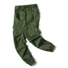 Pantalones Cargo para hombre, ropa de calle militar de longitud completa de algodón informal para correr, pantalones de chándal tácticos de trabajo de talla grande 240109