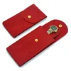 Designer Watch Boxes Velvet Red Watch Box Najwyższej jakości magazyn opakowania z logo przenośna torba z tkaniny