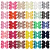 40/50/60 pièces par paires 4.5 pouces enfant filles grand ruban nœuds de cheveux Clips accessoires pour les tout-petits enfants filles accessoires de cheveux 240109