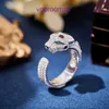 Top quality Carter rings for women and men New Leopard Ring S925 Silver Plated Platinum Opening Personalized Fashion Unisex With Original Box Pyj