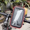 Mobiltelefonfästen innehavare vattentät motorcykeltelefonhållare fodral för vivo zte cykelstyrningstödmontering Moto Mobile Stand Bag YQ240110