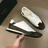 Playoff Leather Sneaker Berluti Men's Casual Shoes New Men's Fly Breattable Stricked Casual Sports Shoes Graphic Fashionable and Handsome Low Top Men's Shoes HBOC