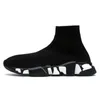 balencaigas shoes balenciaga's shoes designer shoes Black White balanciaga Graffiti White Black Red Beige Clear Sole Lace-up mens trainers sneakers Plate-forme trainers 【code ：L】