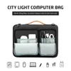 Сумка на плечо для ноутбука, портфель для ноутбука, чехол для Macbook pro air 15, черная водонепроницаемая сумка HP DELL Asus 240109