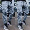 Männer Hosen 2024 Mode Marke Casual Reflektierende Linie Hosen Lose Gerade High Street Stil Overalls Täglichen