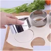 Other Kitchen Dining Bar 3Pcs/Set High Quality Stainless Steel Cutter Dumplings Leather Mold Kitchen Tools Accessories Factory Wh Dhkcw