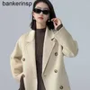 Luxury Coat Maxmaras 101801 Pure Wool Coat Camel Fleece Double-sided Fleece Coat Long Fur Loose Fit Hepburn Classic Mid length Coat High Milard Top4BQVBDSN