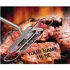 Köttfjäderfäverktyg 50Set BBQ Branding Iron with Changeable Letters Personlighet Steak Barbecue Tool 55 Drop Delivery Home Garden K Dhiqj