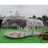 Tente de camping gonflable globe gonflable, maison à bulles transparente, pour activités de plein air, tunnel de 3.5m de diamètre + 1.5m, livraison gratuite à porte