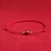 Banles chiński styl cynobrynowy haoyun koraliki czerwoną linę kotwica kobiet Benmingnian Peace Bransoletka prosta biżuteria Dragon Premium Gift
