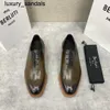 Berluti Business Leather Shoes Oxford Calfskin Handgjorda toppkvalitet 23 BERLUTI 3CM Tjock sula upphöjd upp Derby Trendy Urban StyleWQ