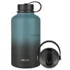 water bottle Sports Bottle - 32 oz (Approx. 1000 ml) 2 Lids (Straw Lid) Leak Proof Vacuum Insulated Stainless Steel Double Wall Thermos YQ240110