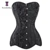 Corsetto da sposa bianco Torso lungo Corsetto da allenamento in vita Lingrie Bones Overbust Clessidra Body Shaper Corsetto Taglia XS-6XL 942 # 240109