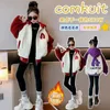 Giubbotti 2024 Casual Ragazze Cappotto Carino Giacca con cappuccio per l'inverno caldo Parka Bambini adolescenti Capispalla Abbigliamento 5 6 8 10 12 14T