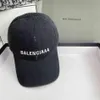 Balencaigass Hat 2022 Original High Quality Correct Version b Paris Washed Holes to Make Old Baseball Caps Oppca273V