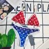 Designer damskie stroje kąpielowe 2024 mieszane luksusowe marki projektanci damskich zestawów bikini bikini sexy przezroczysty pasek kształt kąpielowy panie kostium kąpiel